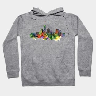 Watercolor Painting - Milwaukee Skyline Hoodie